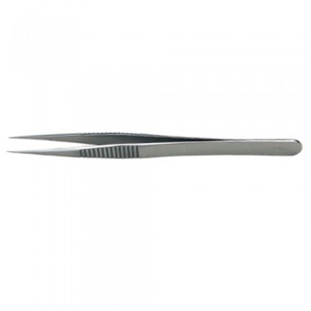 Jewelers Forcep 1#Straight,0.1 x 0.6mm tips 12cm